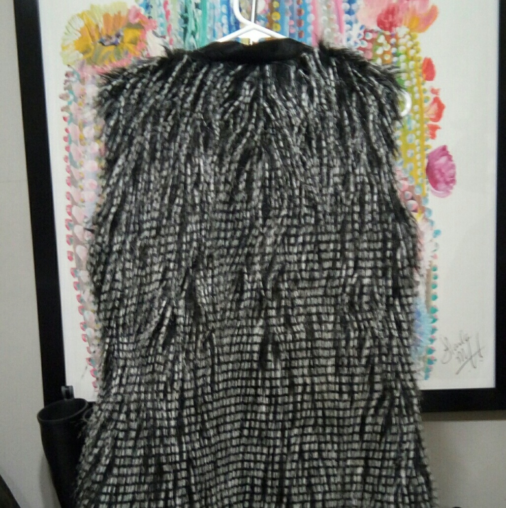 🔥NWOT Zippered Faux Fur Vest🔥 - Picture 6 of 7